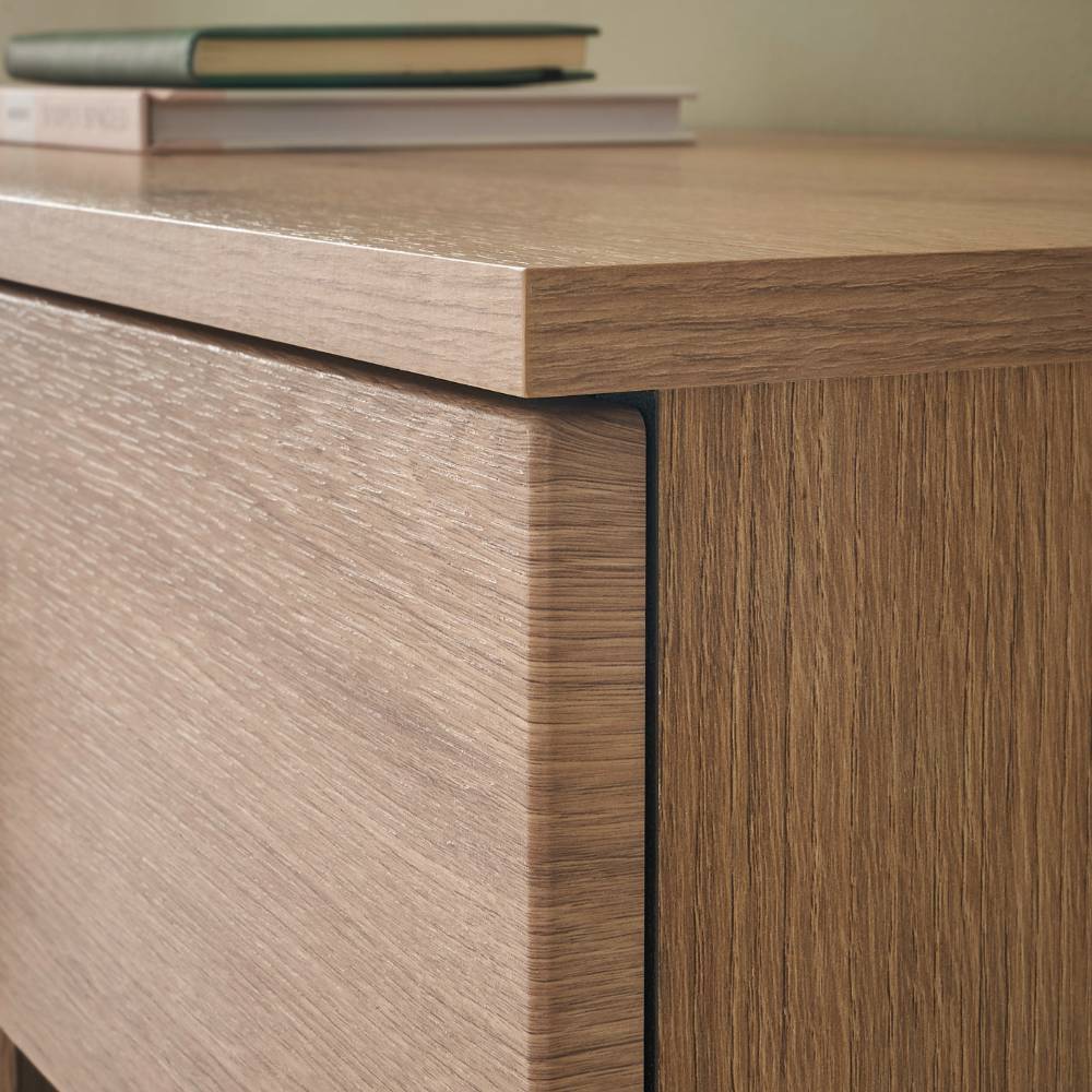 200 cm Sideboard mit Glaseinsätzen - Brocus