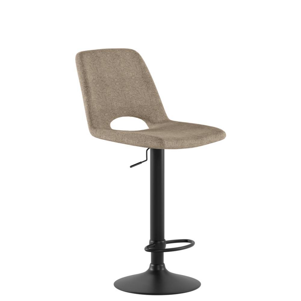 Drehbarer Barstuhl in Beige - Comrinaca (2er Set)