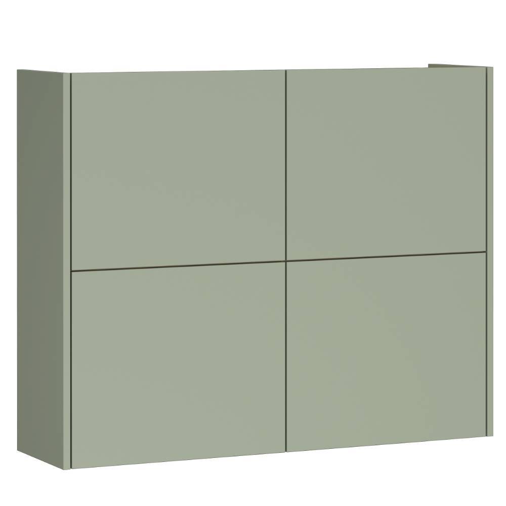 Hängender Dielenschrank in Graugrün - Eccossi