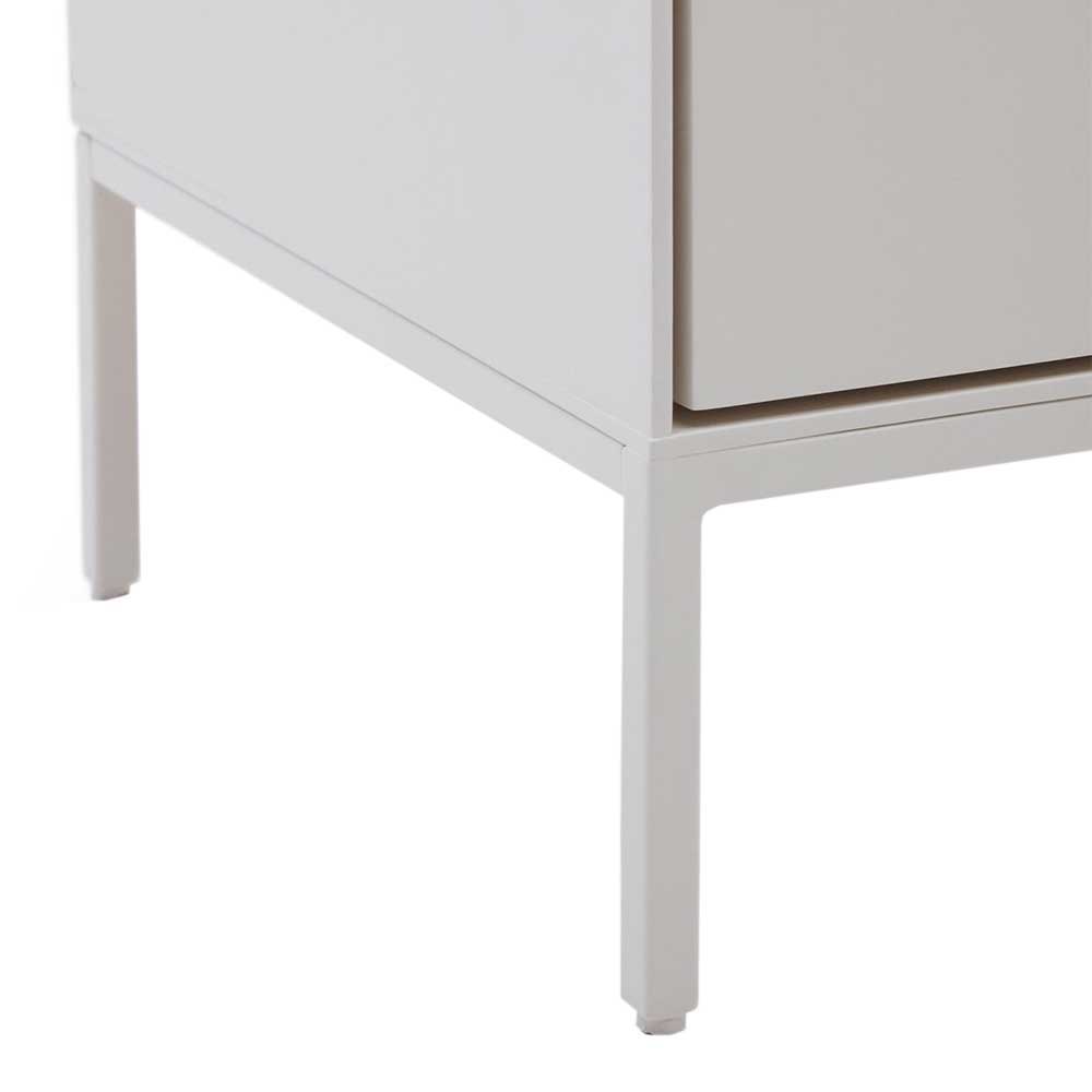 195x55x40 Weißes Lowboard modern - Dresconio
