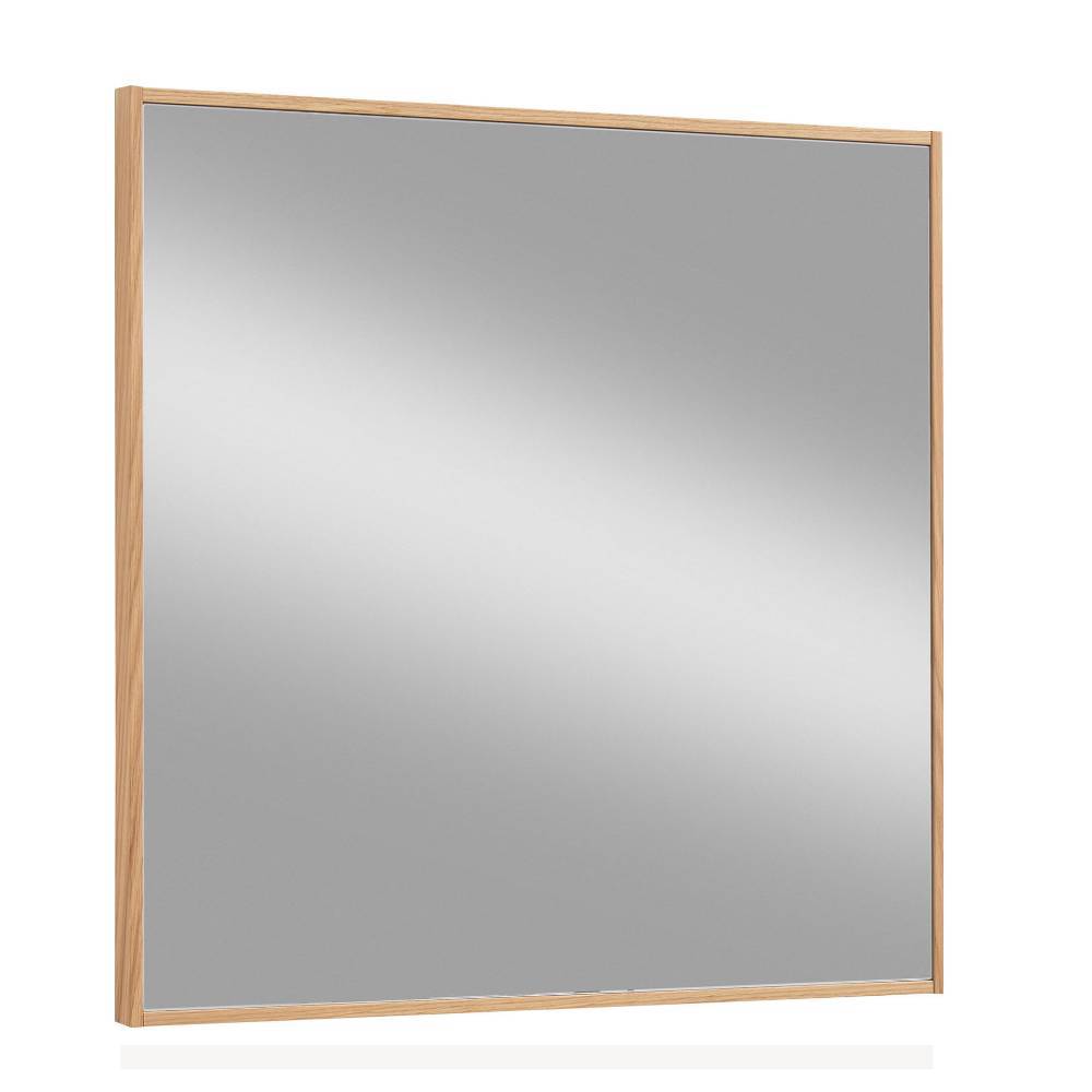 84x82cm Spiegel in Eiche Bianco Furnier - Nova