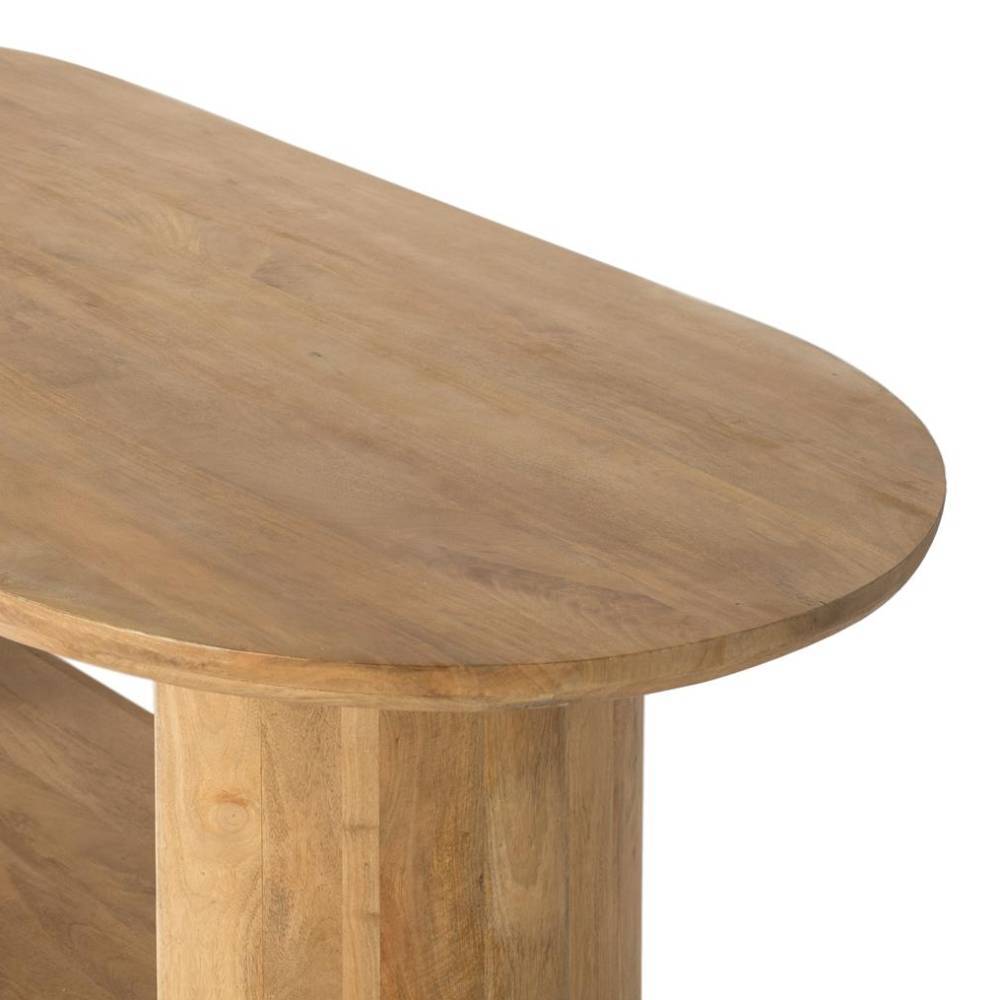 Design-Esstisch aus Mangobaum Massivholz - Jacqueline