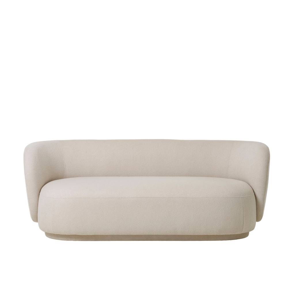 Design-Sofa in Beige Boucle - Montao