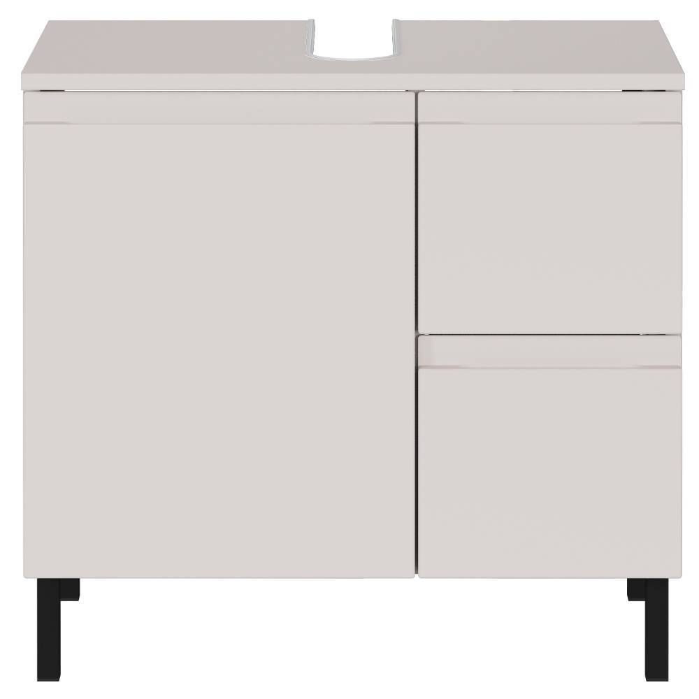 60 cm Waschbeckenschrank in Hellgrau - Dadra