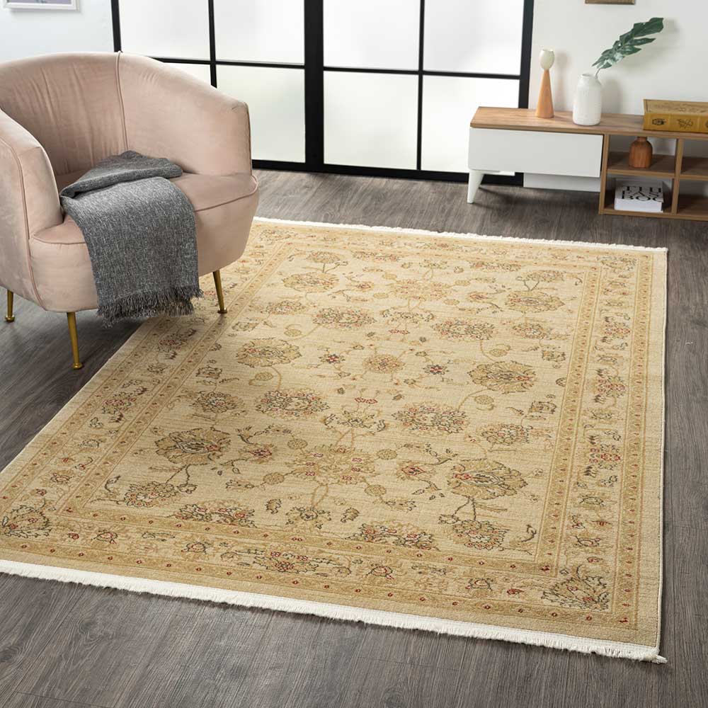 Orientalischer Teppich mit floralem Muster - Fenturam