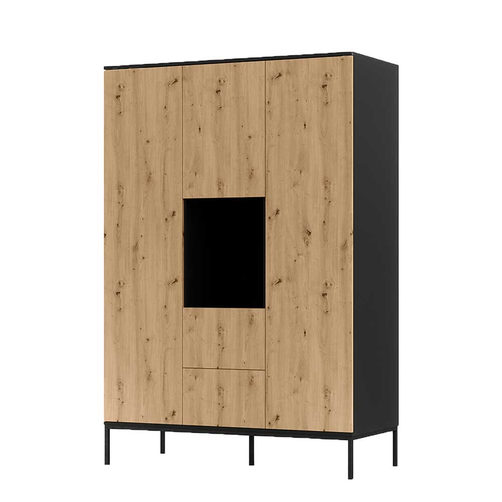 Kleiderschrank in Wildeiche Optik - Cavan
