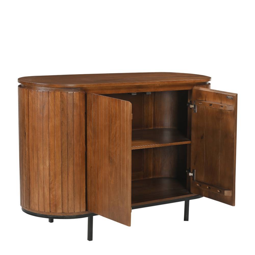 Retro Design Kommode aus Mangoholz - Galadira