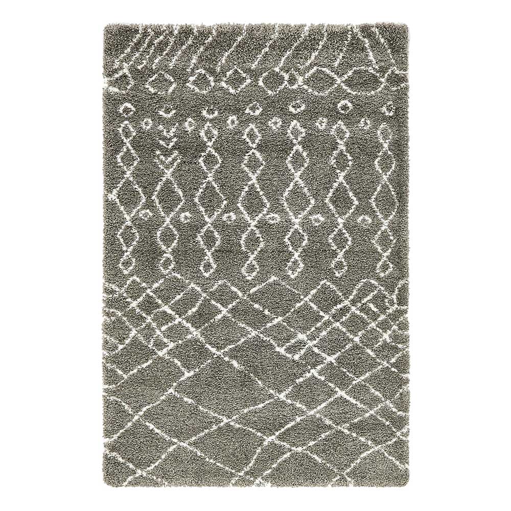 Teppich Läufer mit abstraktem Muster - Hochflor - Cazryn