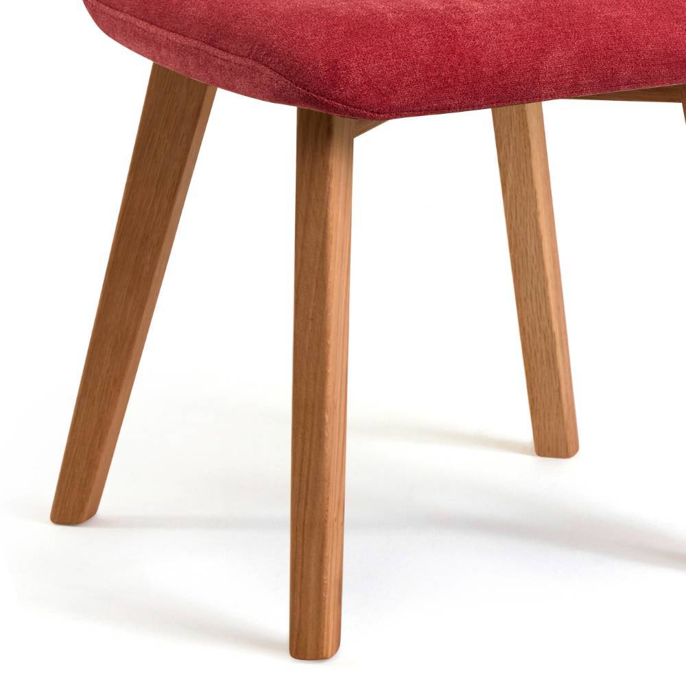 Polsterstühle in Rot - Annipurk (2er Set)