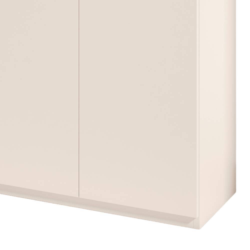 Schuhschrank in Weiß und Holzoptik Braun - Addara