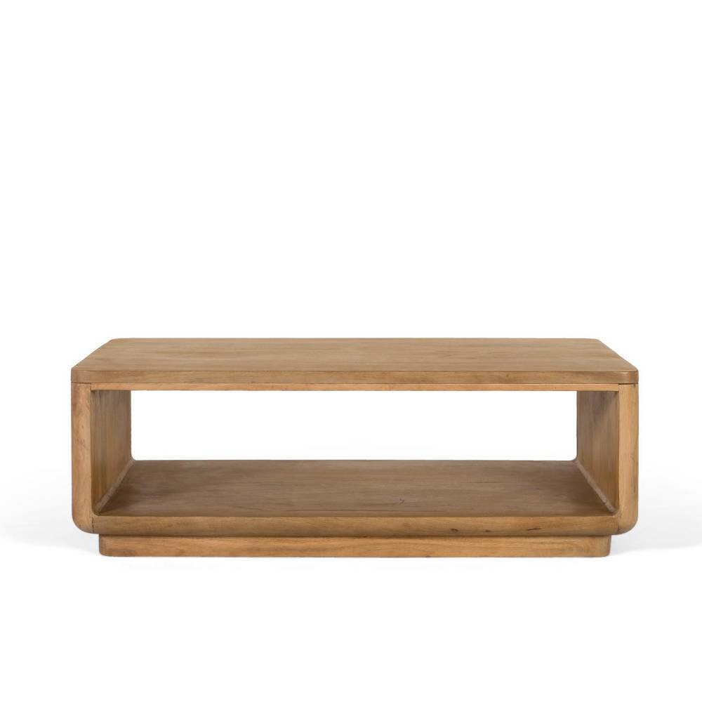 Massivholz Couchtisch aus Mangobaum - Jacqueline