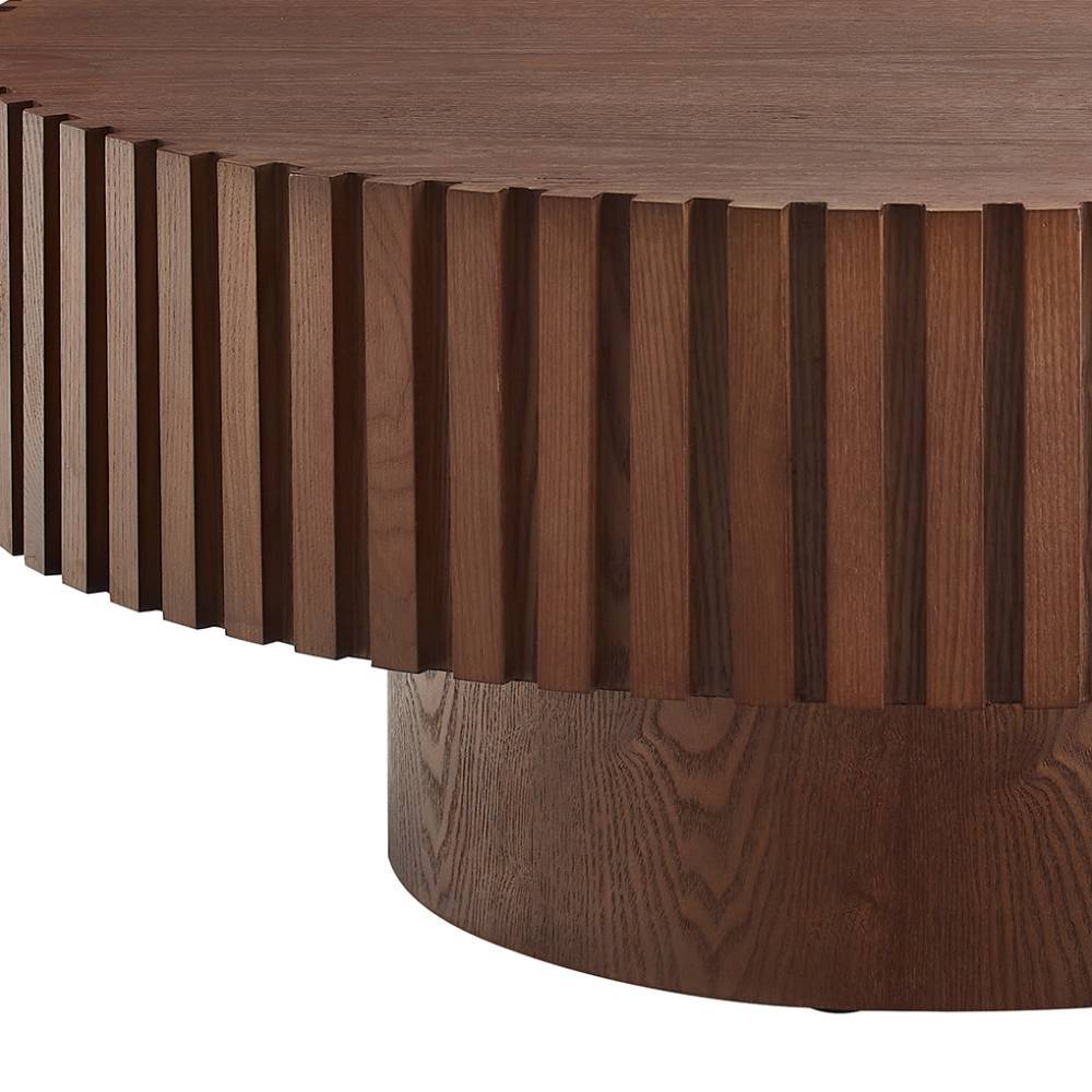 Design-Couchtisch in Walnussfarben - Exeta