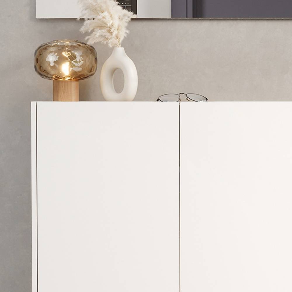Flur Schuhschrank und Spiegel Set - Sona (zweiteilig)