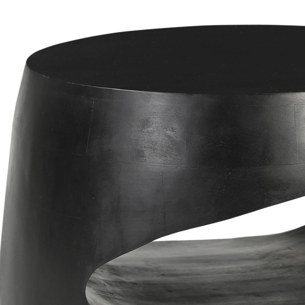 Design-Sofatisch in Schwarz - Oglio