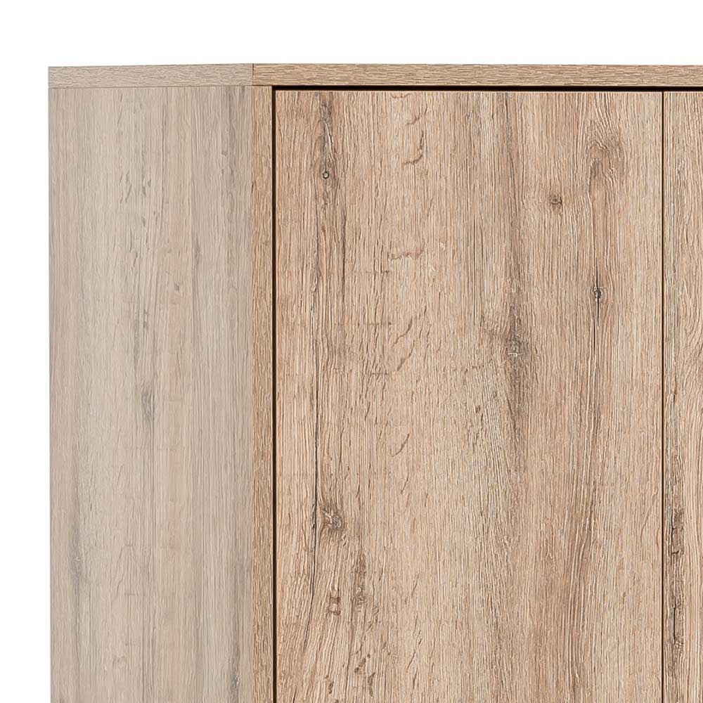Holzoptik Büroschrank in Wildeiche - Jytte