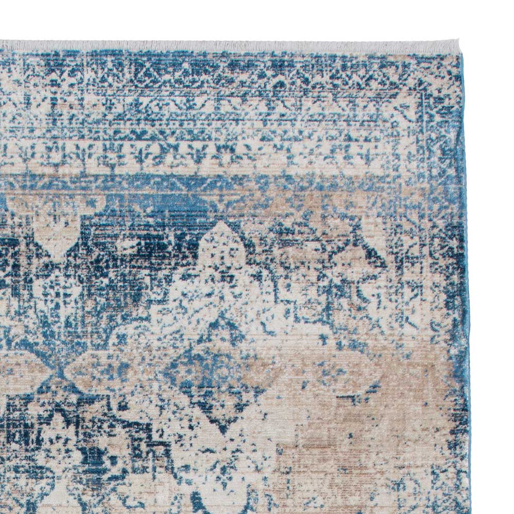 Teppich mit ausgewaschenem Orient Motiv - Gemta