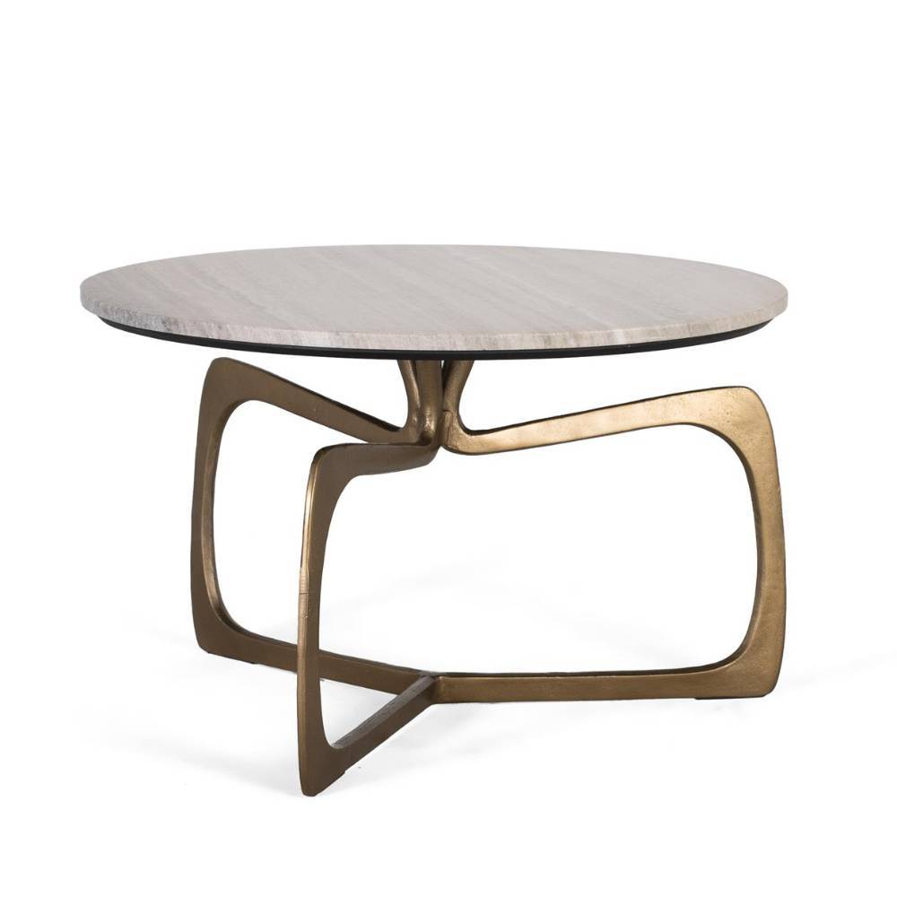 Wohnzimmer Marmortisch mit Designgestell - Mouse