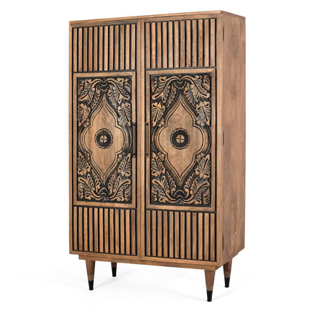Massivholzschrank im Boho Style - Gomata