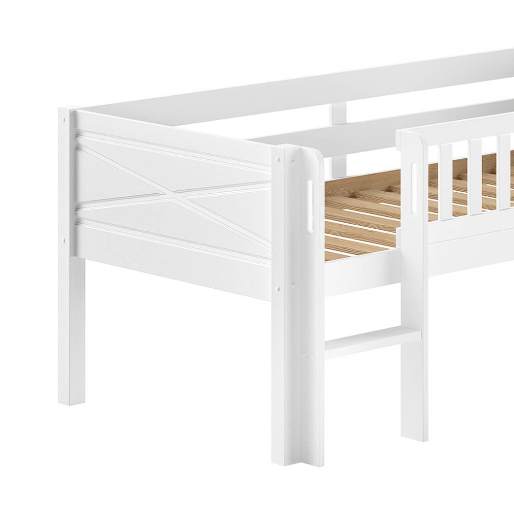 Halbhohes Spielbett mit Rutsche - Ketri