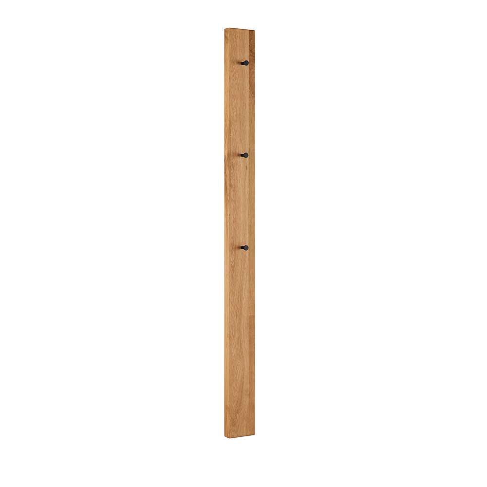 12x163x5 cm Garderobenpaneel aus Asteiche Massivholz - Sotunes
