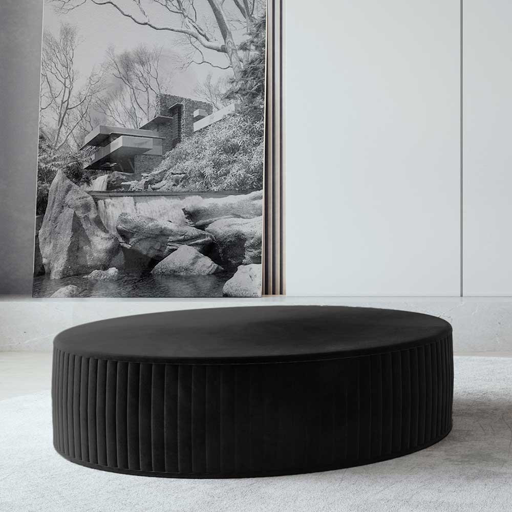 Runder Hocker mit 73 cm Durchmesser - Pietra