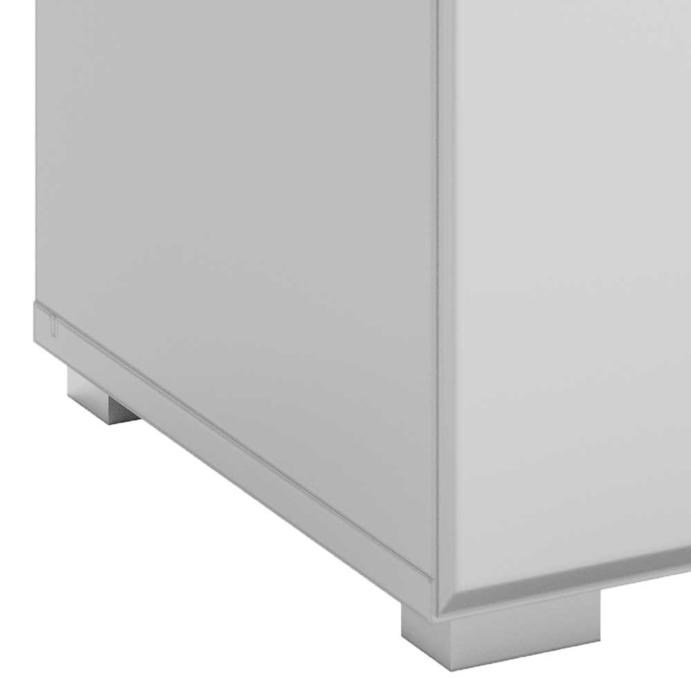 60x40x37 Schuhbank in Weiß Hochglanz - Sumatra