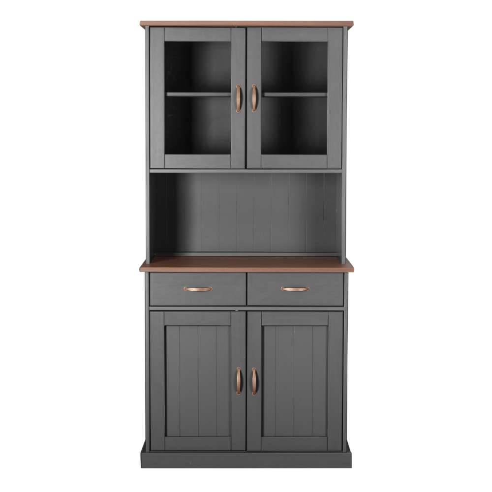Landhaus Buffetschrank in Grau & Braun - Nepplan
