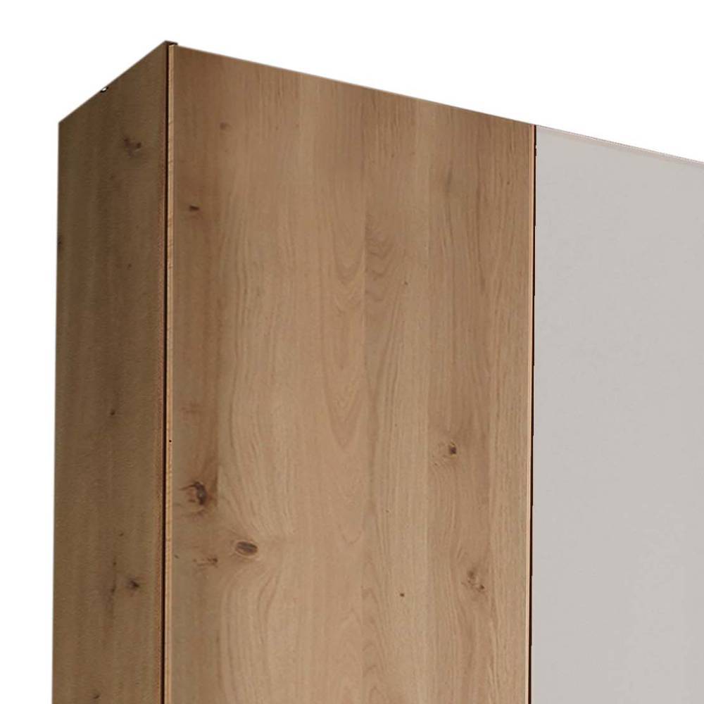 4-türiger Schlafzimmerschrank teilmassiv - Crucav