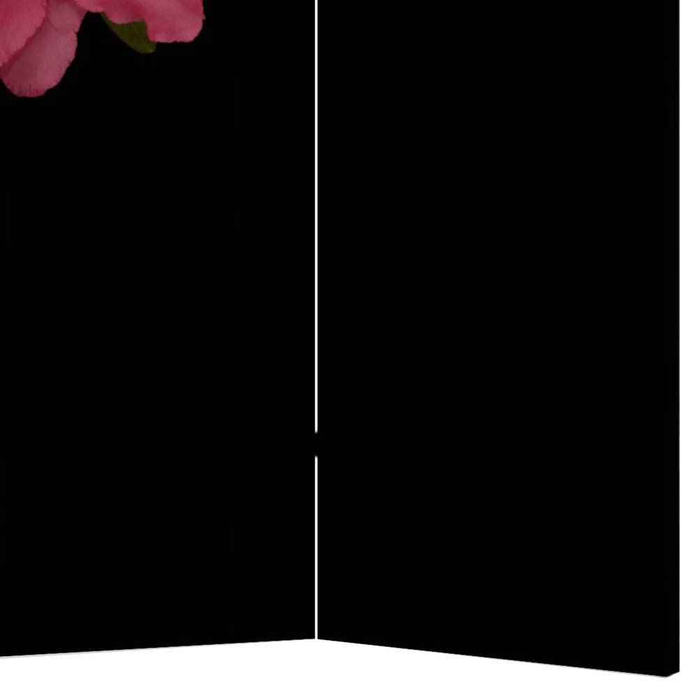 Fotodruck Leinwand-Paravent mit Azalee in Rosa - Kitza