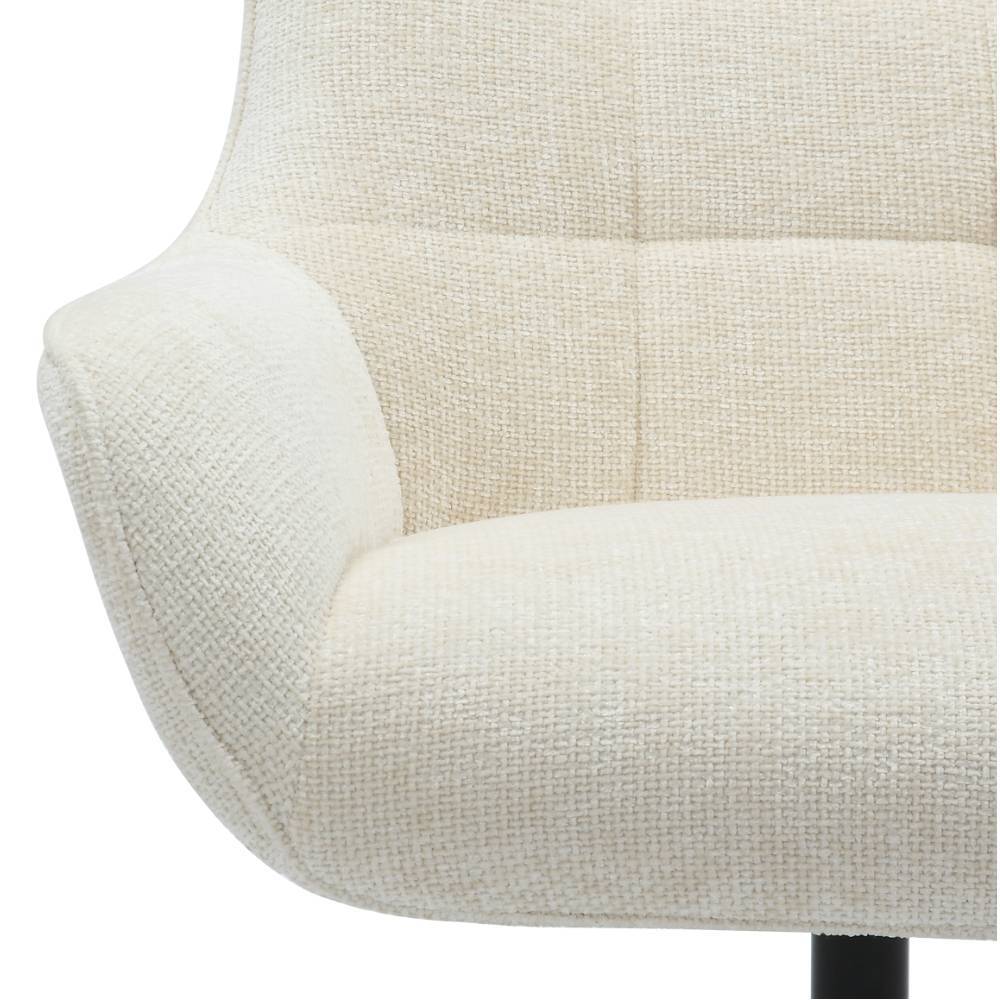Chenille Sessel mit Taschenfederkern - Ashela