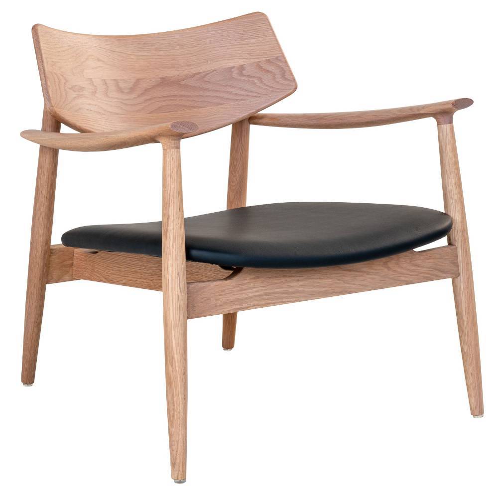Design-Loungestuhl aus Eichenholz - Luke