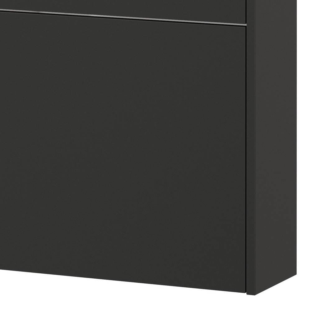 Hänge-Schuhschrank in Dunkelgrau - Ancela