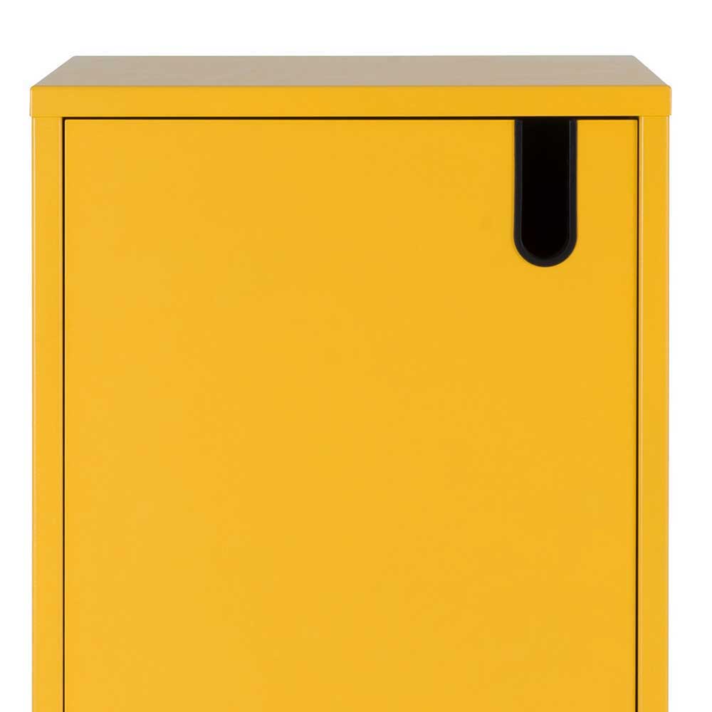 1-türige Design-Kommode in Gelb Ziolas mit 40 cm Breite