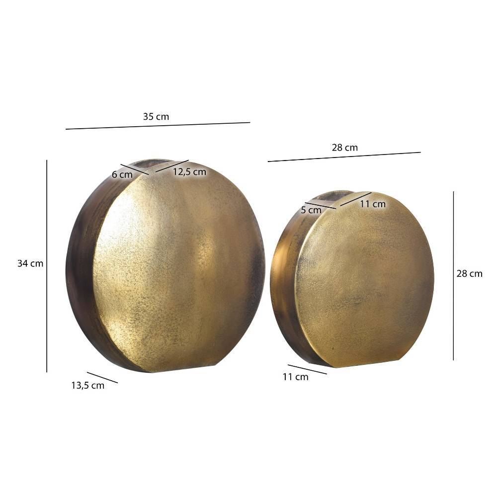 Vasen Kombination in Gold - Tician (zweiteilig)
