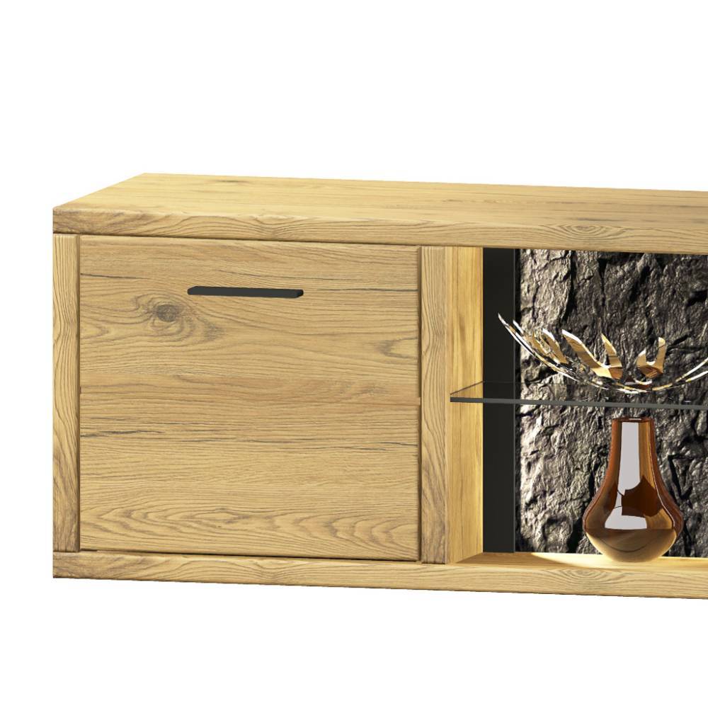 Design-TV-Anbauwand Set - Friburgo (dreiteilig)