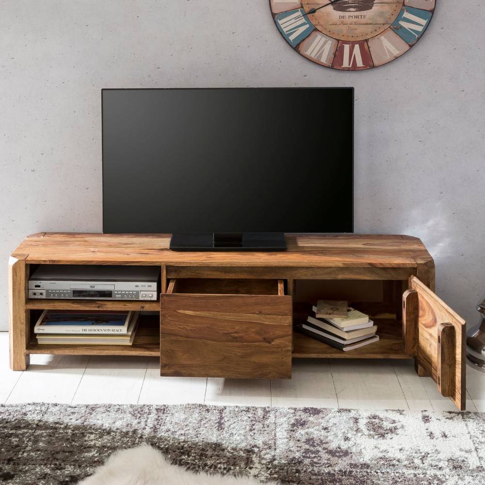 TV Lowboard aus Sheesham Massivholz - Ladoria