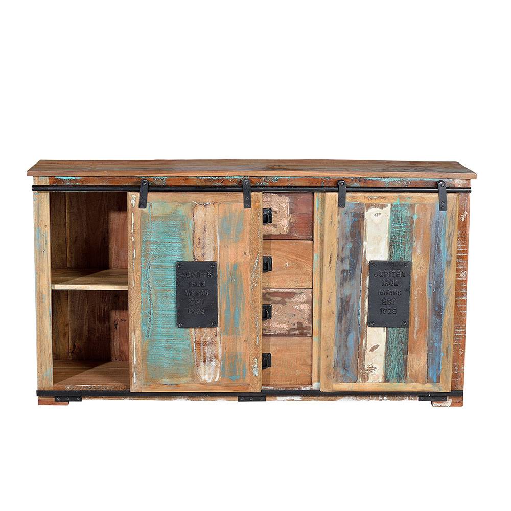 Shabby Chic Kombi-Kommode 150 cm breit - Jevilia