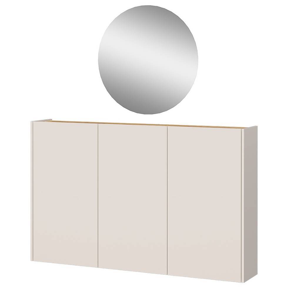 Dielenspiegel & Dielenschrank Set - Unika (zweiteilig)