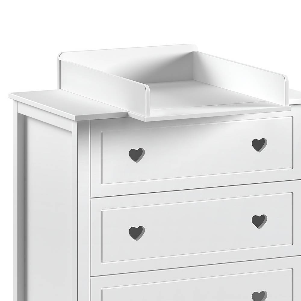 Babybett und Wickelkommode Set - Grandory (dreiteilig)
