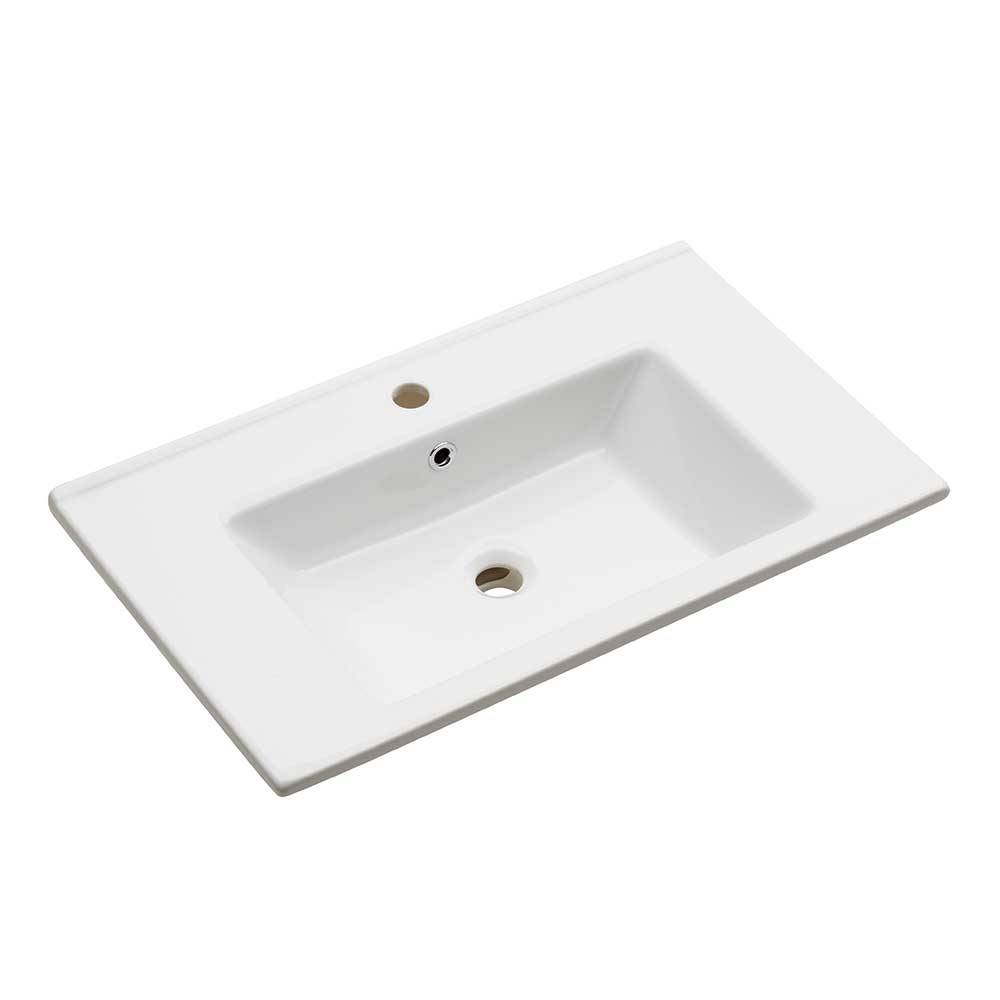 Waschplatz und Midischrank Set - Zenata (dreiteilig)
