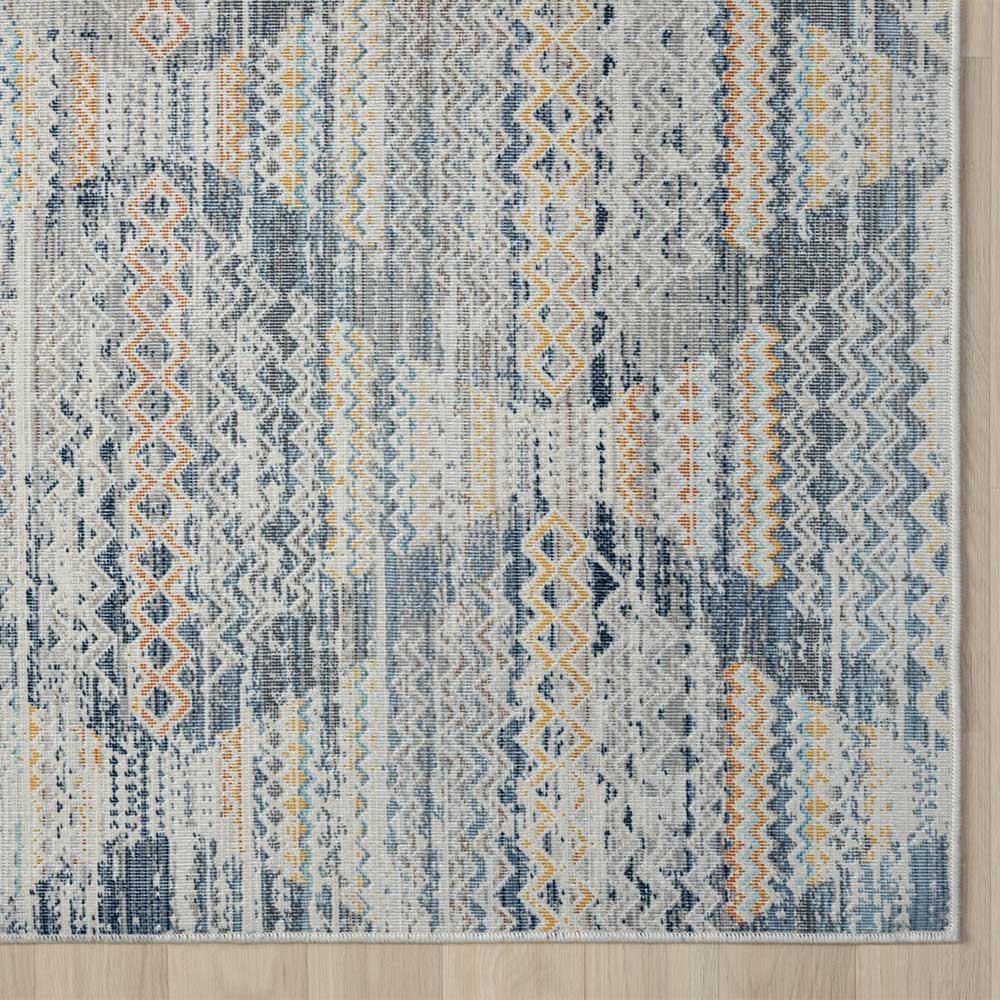 Rechteck Teppich 240x170 mehrfarbig gemustert - Princey