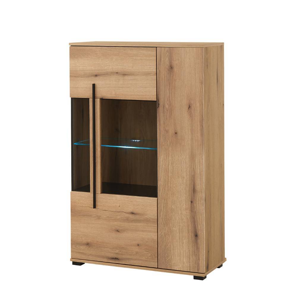 Eicheoptik Wohnzimmermöbel Set - Brocus (vierteilig)