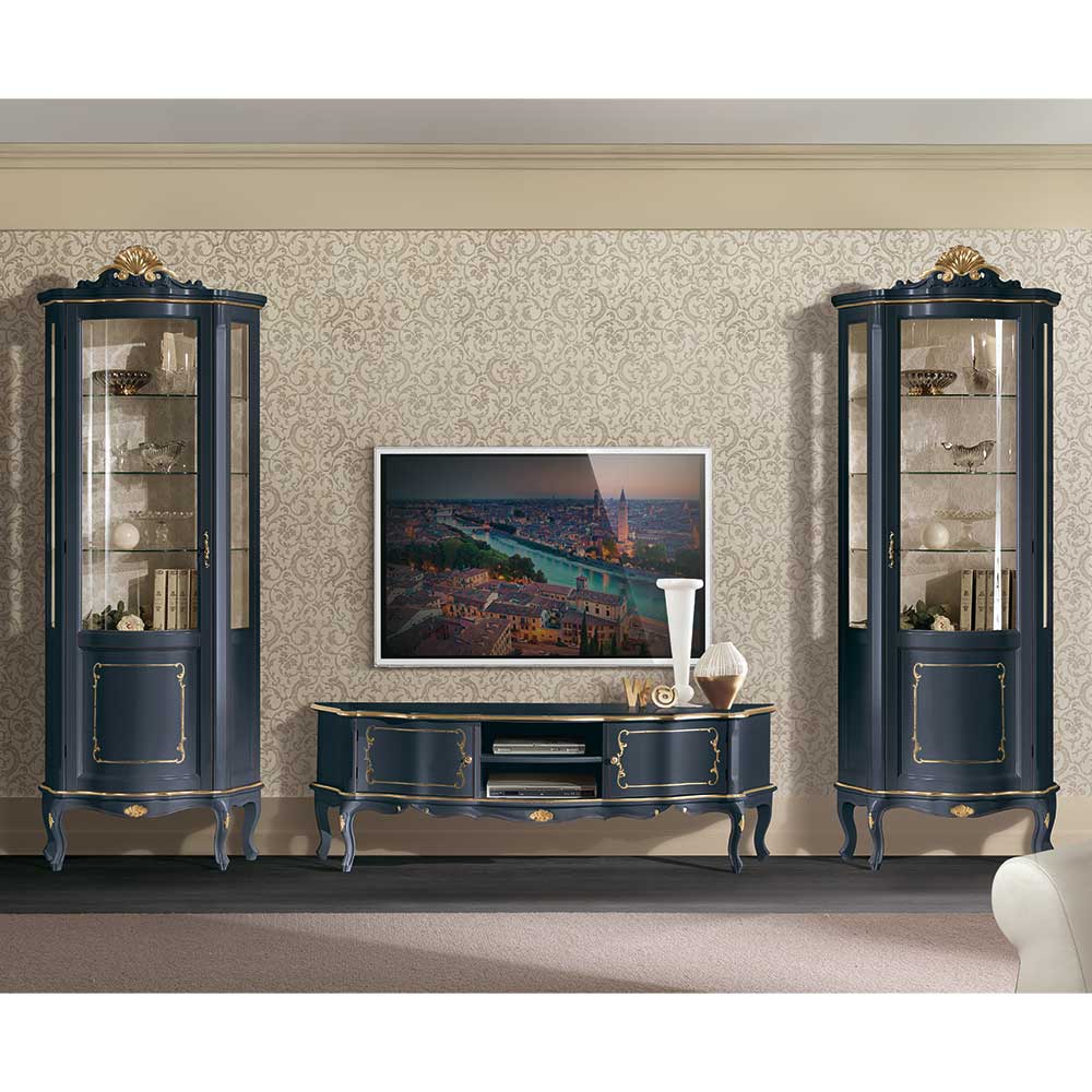 Barock Design TV Wand 325 cm breit - Otaligo (dreiteilig)