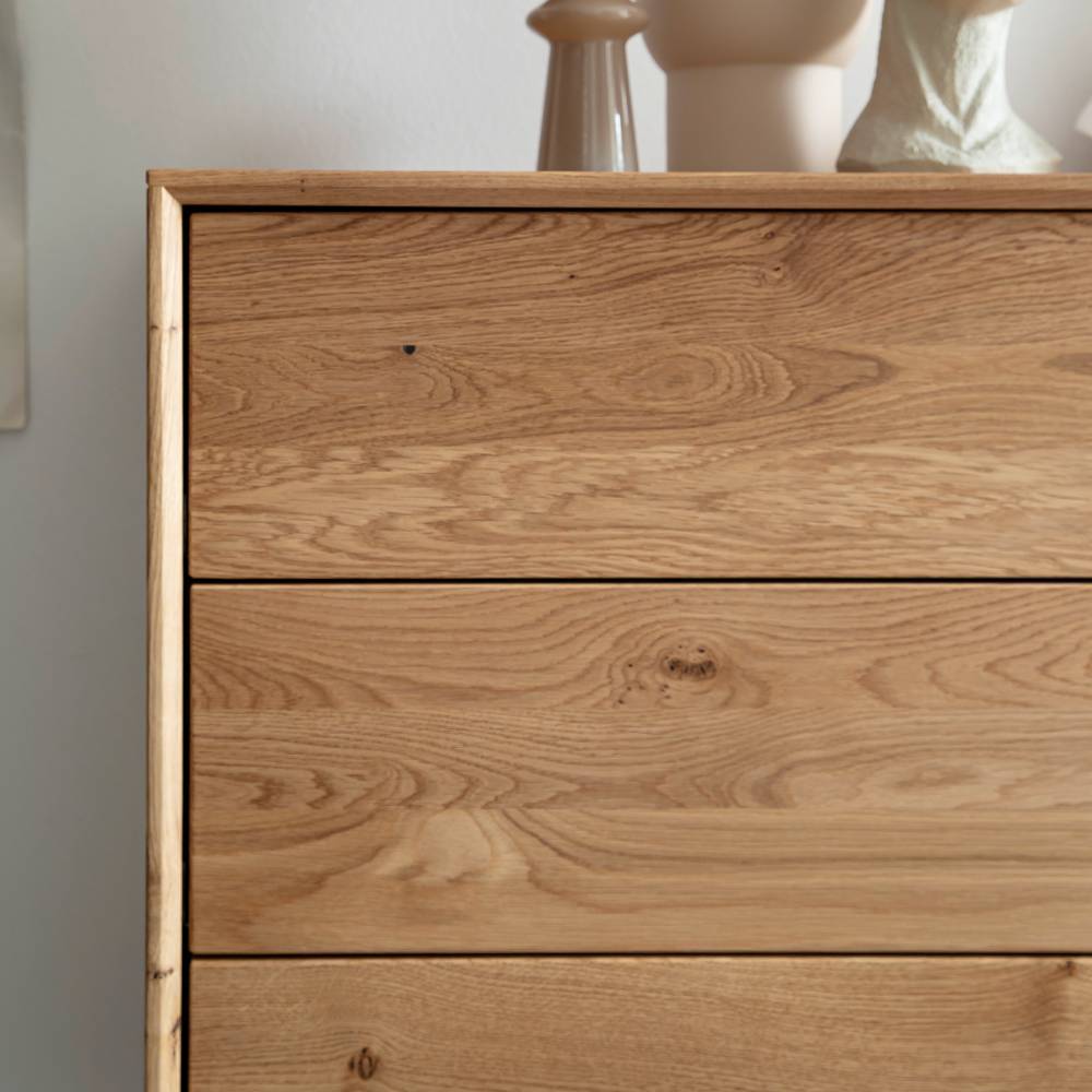Eiche Sideboard mit sechs Schubladen - Lamia
