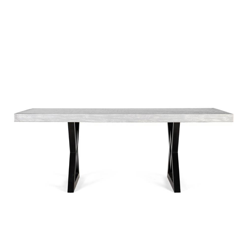 Design-Esstisch mit Ornament Schnitzereien - Lasewood
