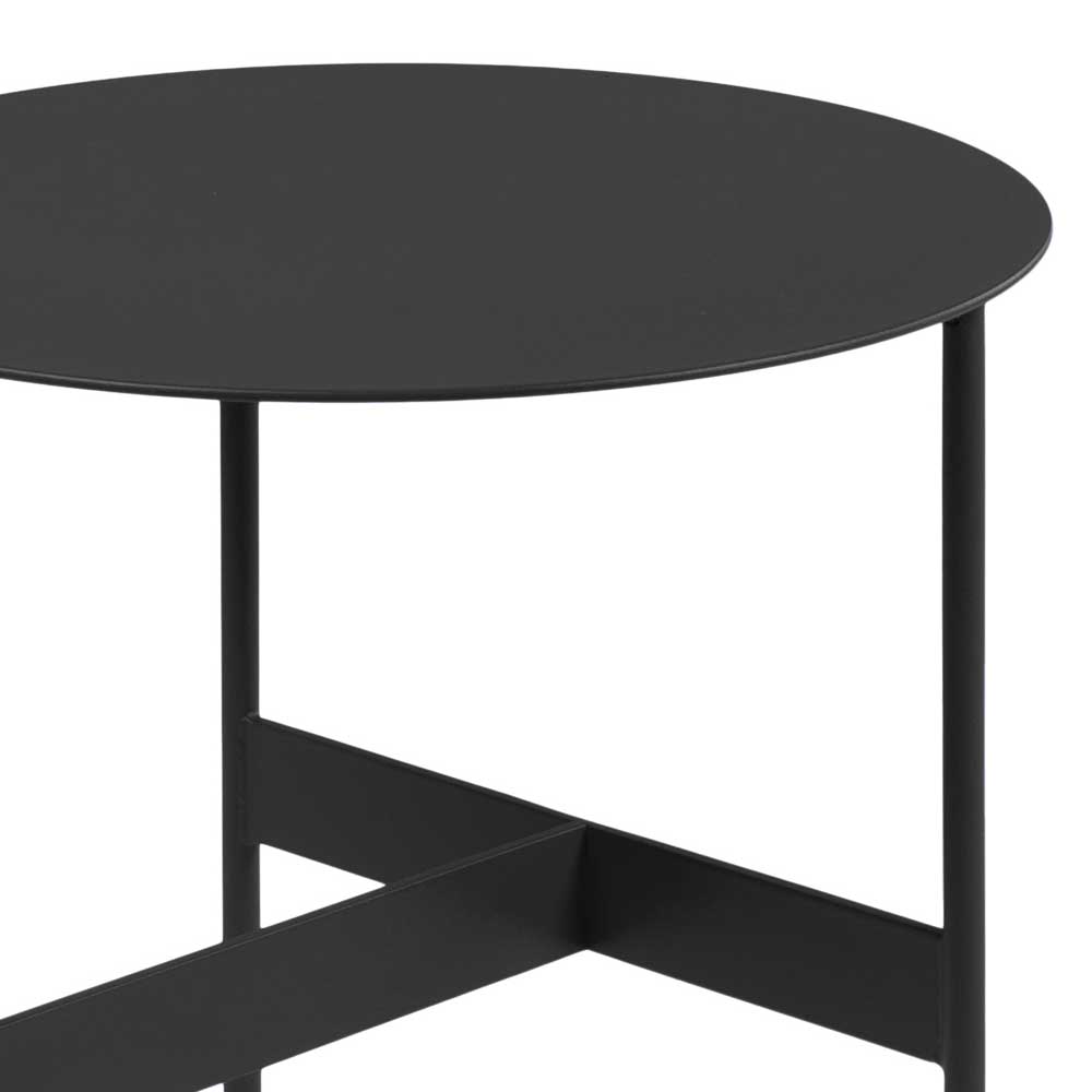 50 cm hoher Beistelltisch aus Stahl - Magie