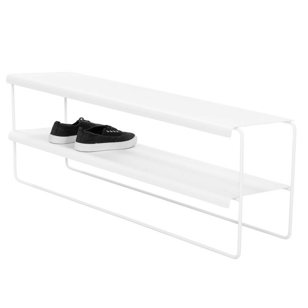 103cm breites Schuhregal in Weiß - Serian
