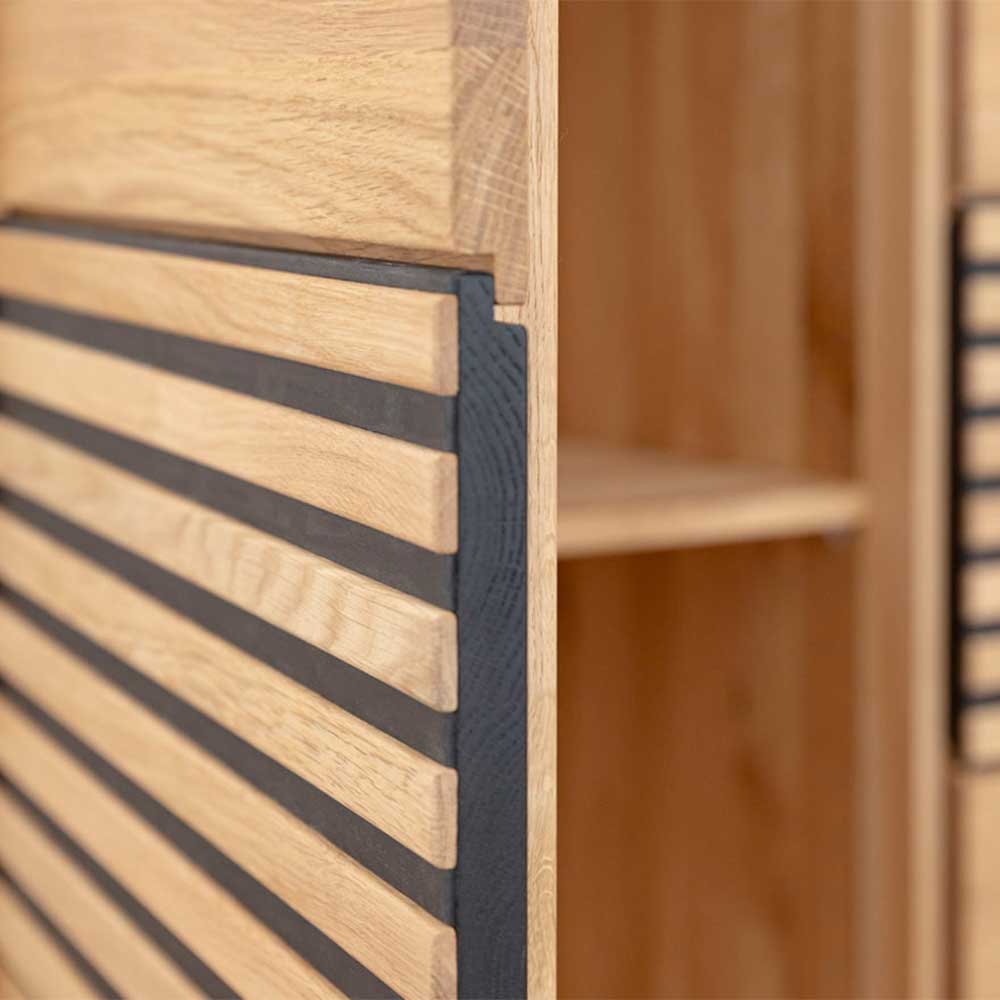 Massivholz Sideboard aus Eiche - Eribella