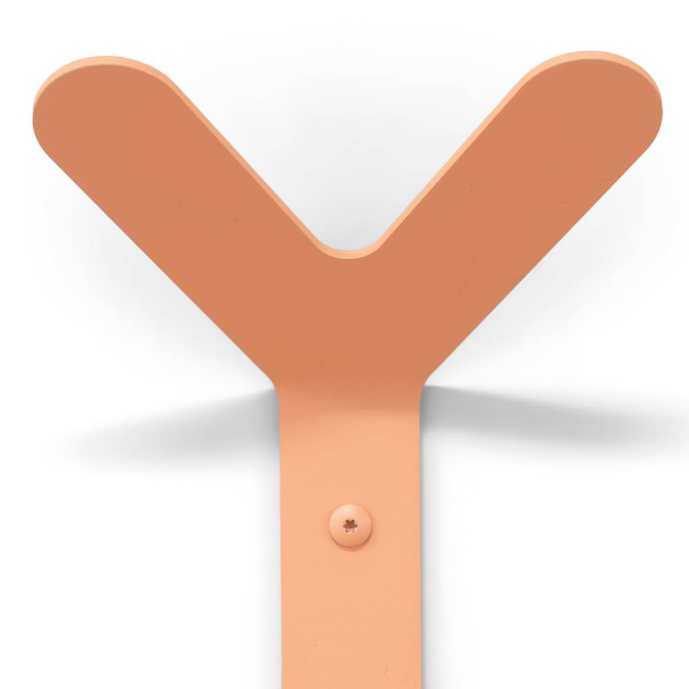 Stahl-Garderobenhaken in Terracotta - Tampar