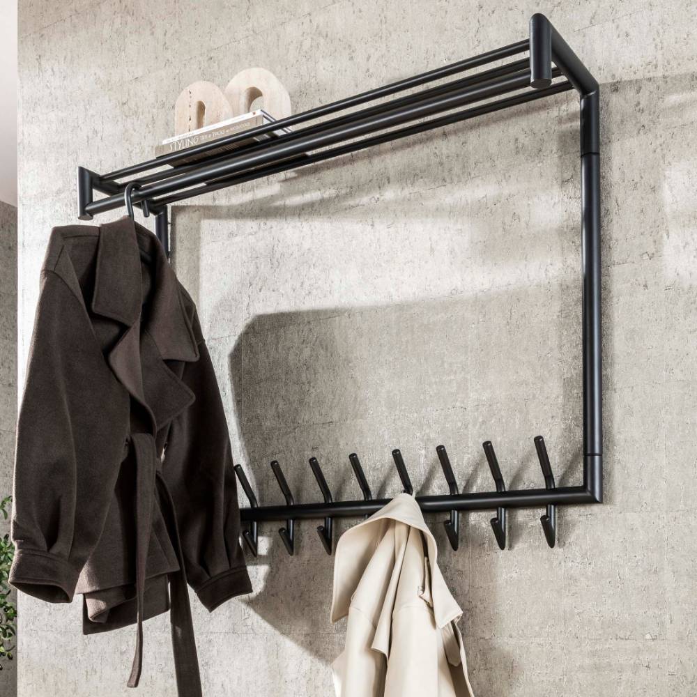 Stahlgarderobe in Anthrazit - Segrino